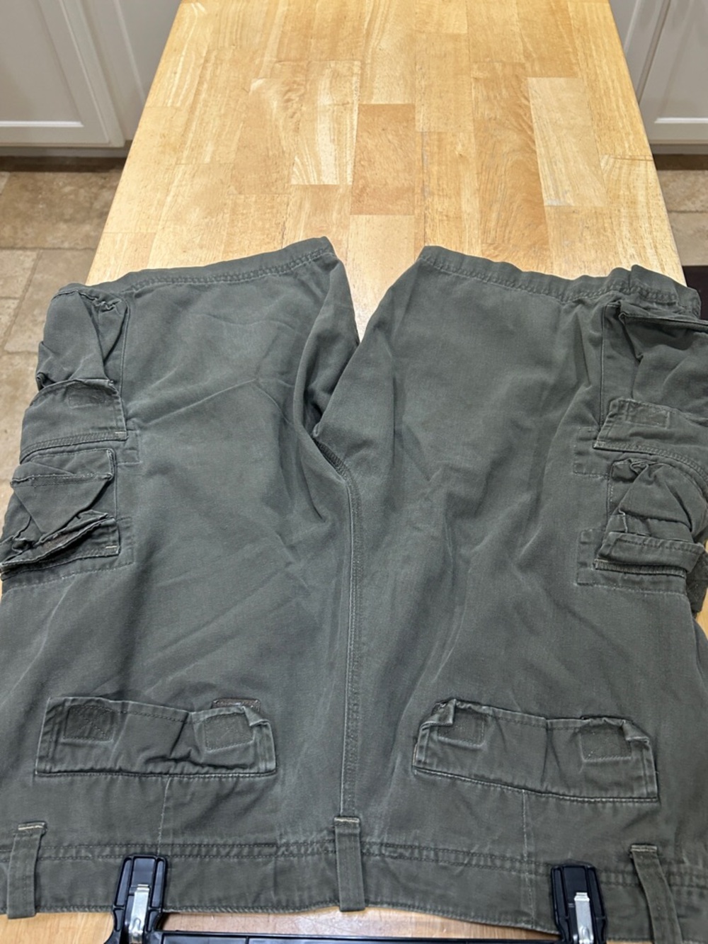 Canyon River Blues Olive Cargo Shorts with Multi Pockets